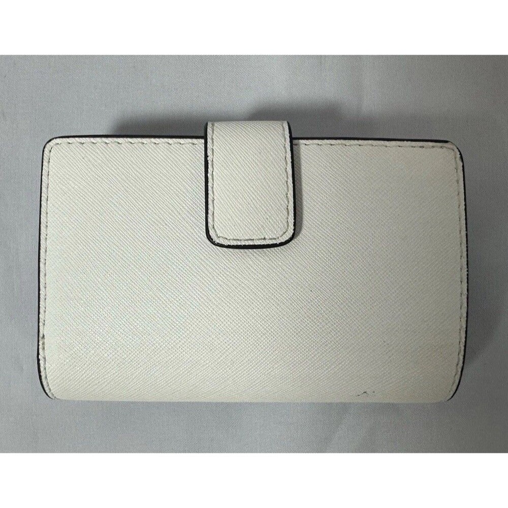 Michael Kors MK Signature Studded Shoulder Bag + Wallet White Set Medium Purse - Picture 16 of 16